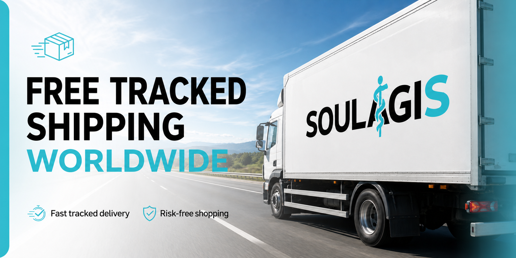 Soulagis free tracked worldwide shipping