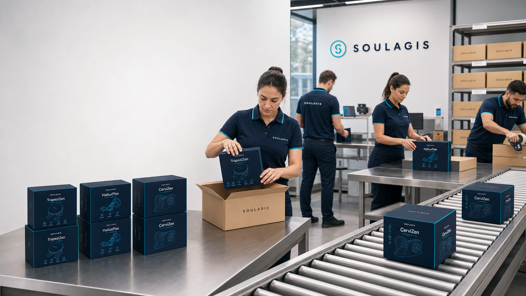 Soulagis branded product preparation concept