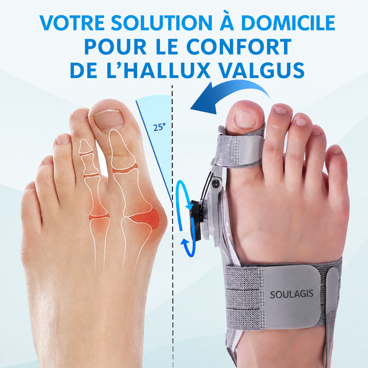 HalluxFlex Soulagis – visuel produit 1 en français